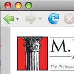 M.J. Cushing web site design