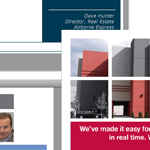 NAI Hanson web site design, direct mail, and email campaigns for Delia Associates